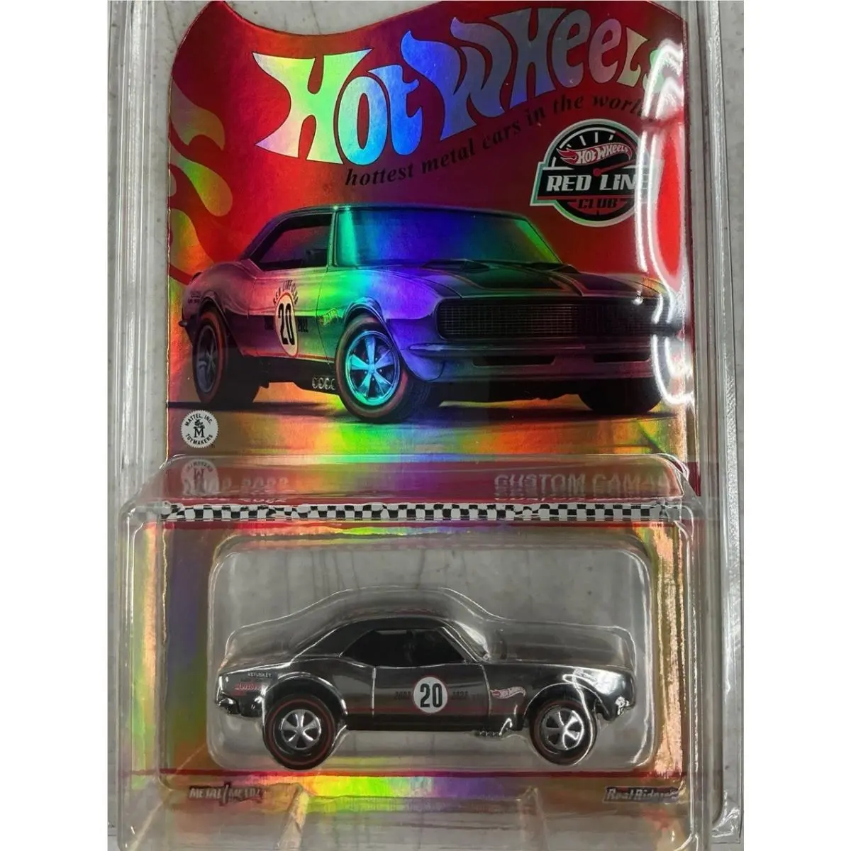 Hot Wheels 2022 Rlc Collectors Club 20th Anniversary Custom Camaro
