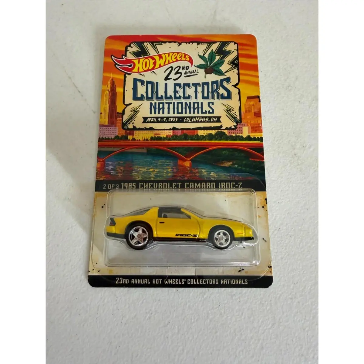 Hot Wheels 23rd Annual Collectors Nationals 1985 Chevrolet Camaro Iroc-z AG6