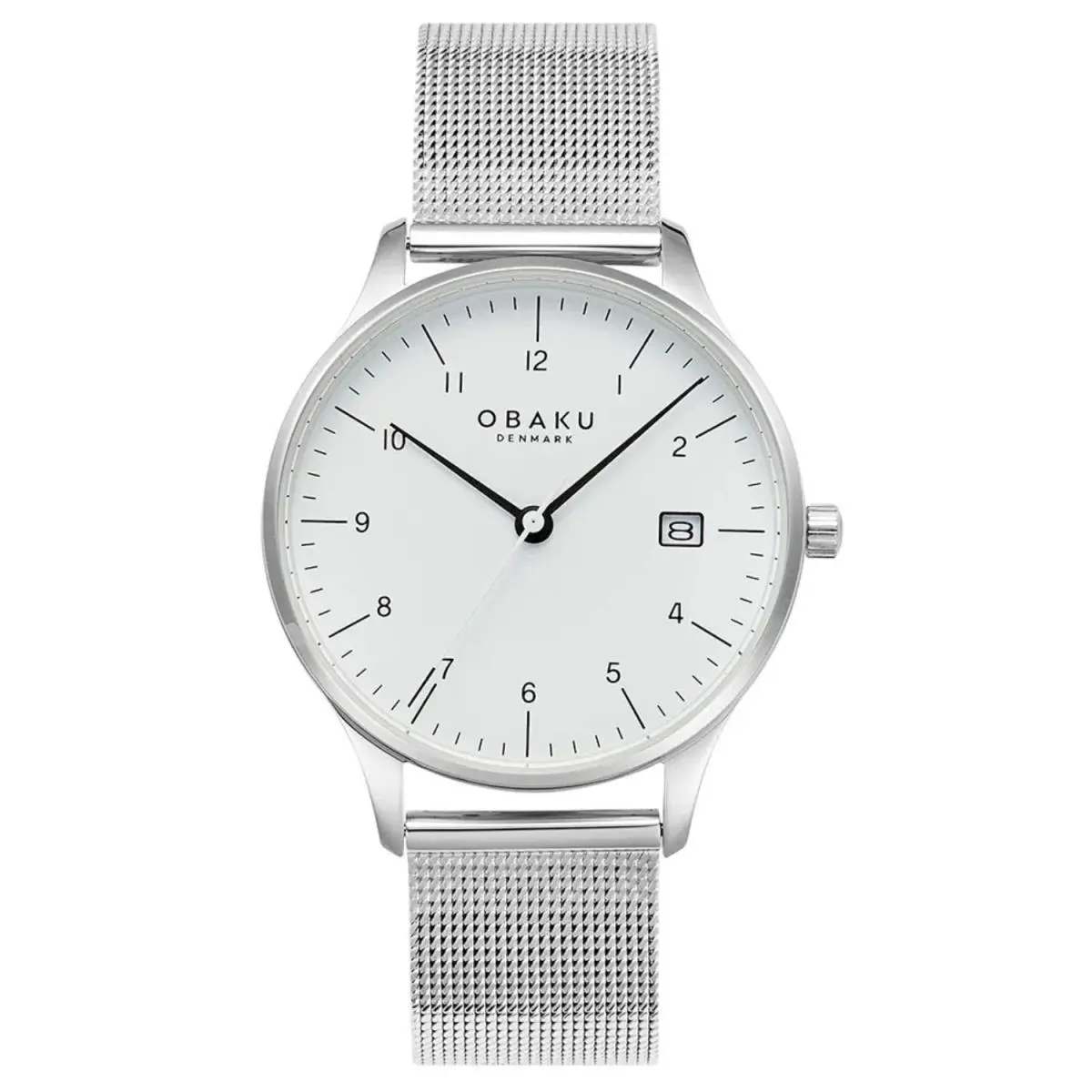 Obaku Women`s Chia Lille White Dial Watch - V298LDCWMC