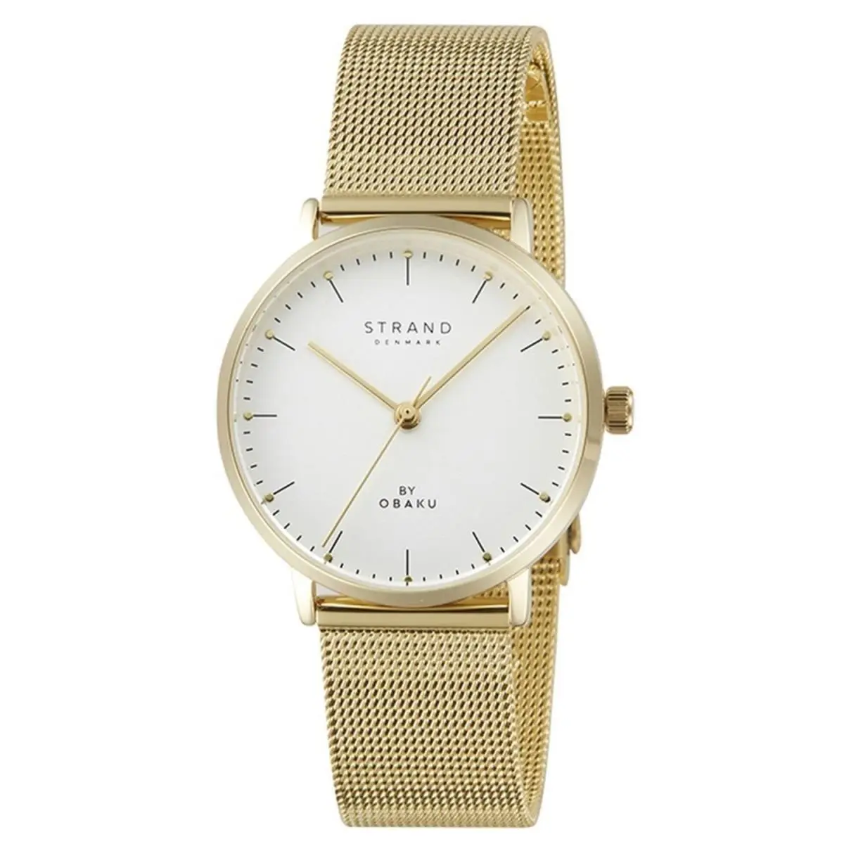 Women`s Gonone White Dial Watch - S725LXGIMG-DG by Obaku