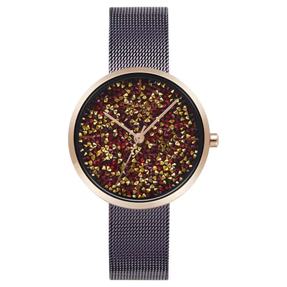Obaku Women`s Glimmer Multicolor Dial Watch - V289LHVNMN