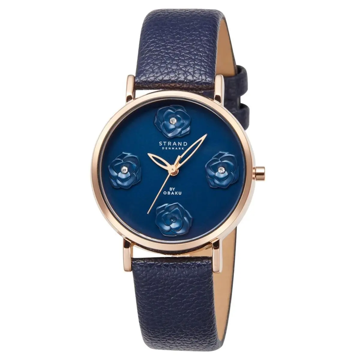 Obaku Women`s Petal Blue Dial Watch - S733LXVLVL
