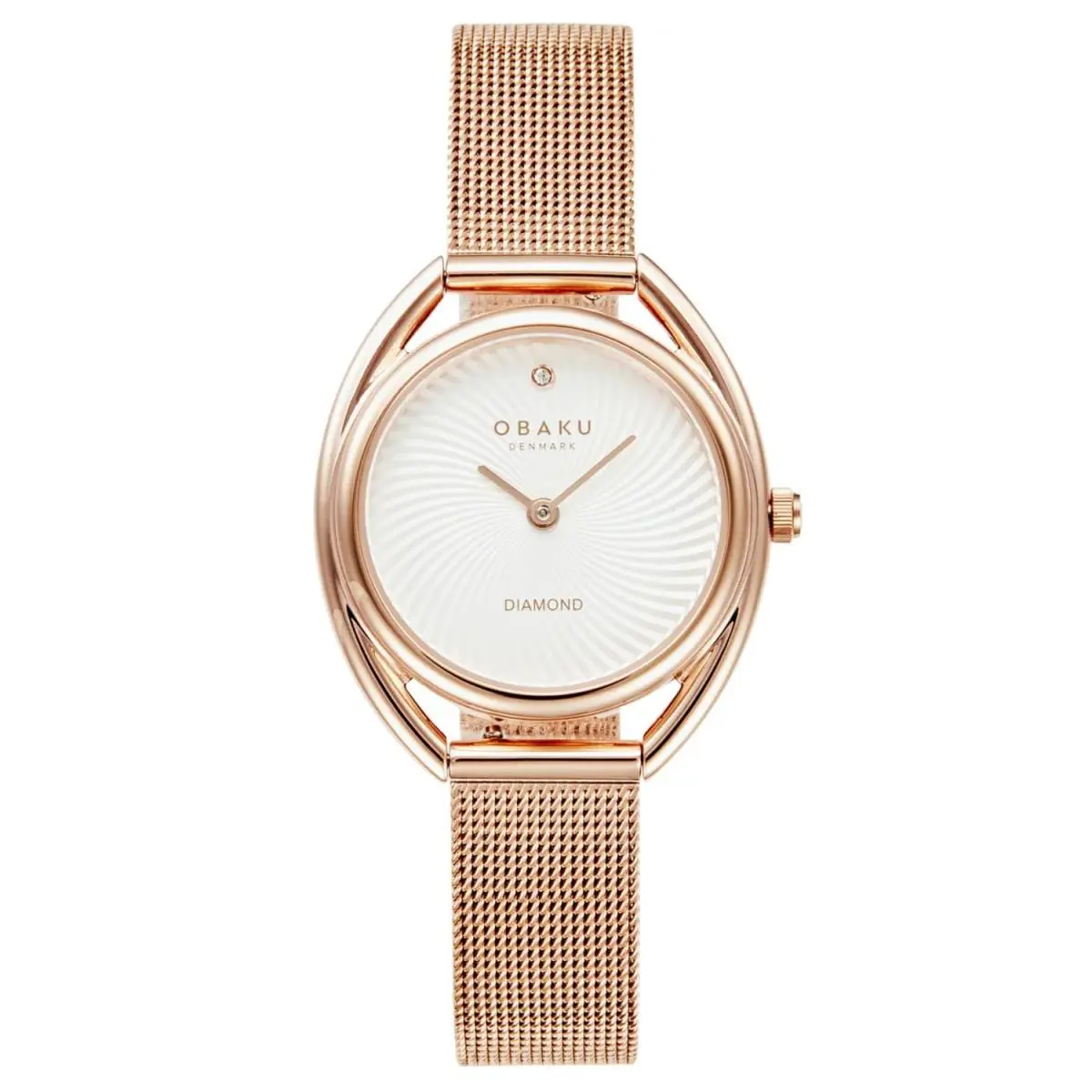 Obaku Women`s Juvel White Dial Watch - V286LXVIMV