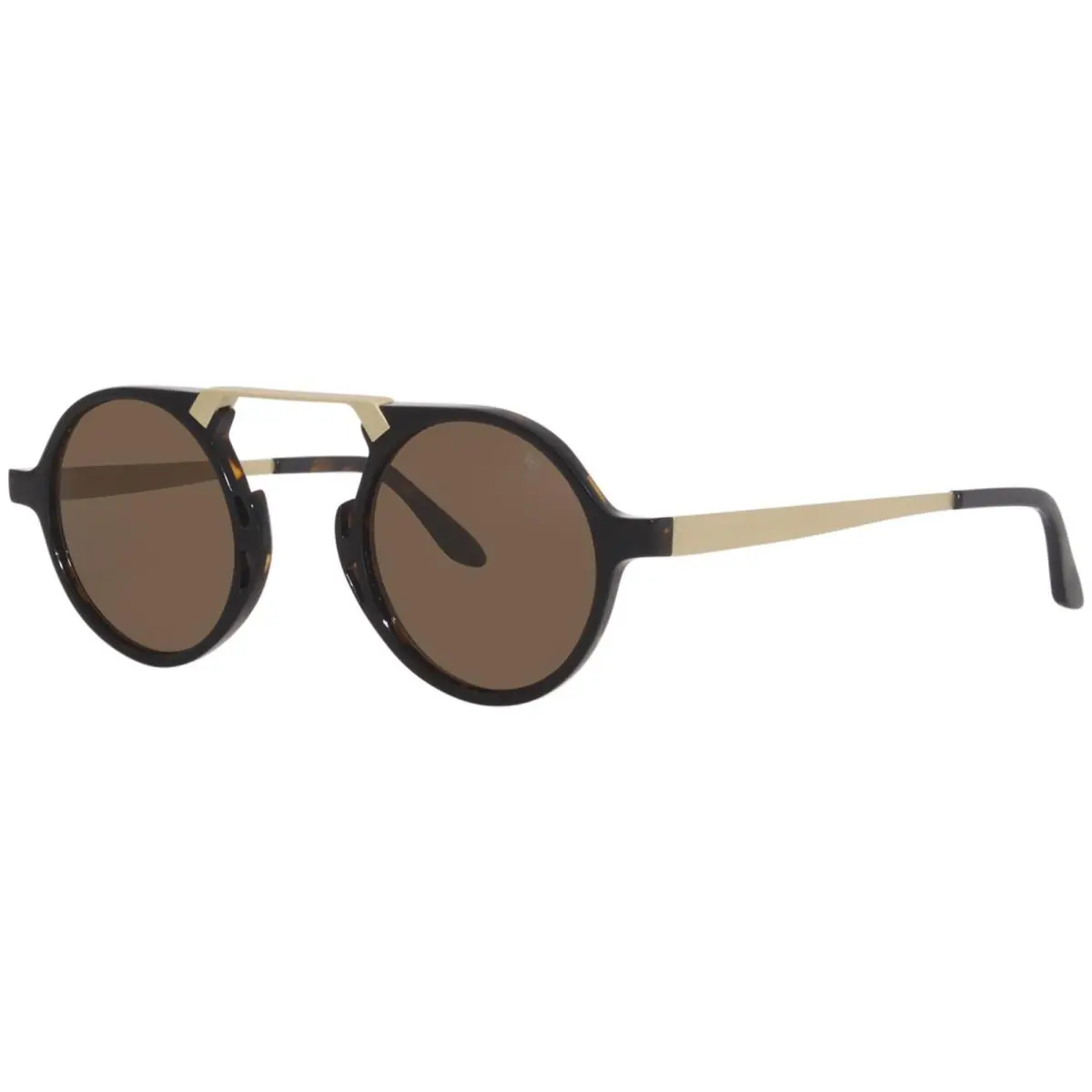 Oxford Bnn C3 Sunglasses Black Tortoise/brown Round Shape 44mm by American Optical