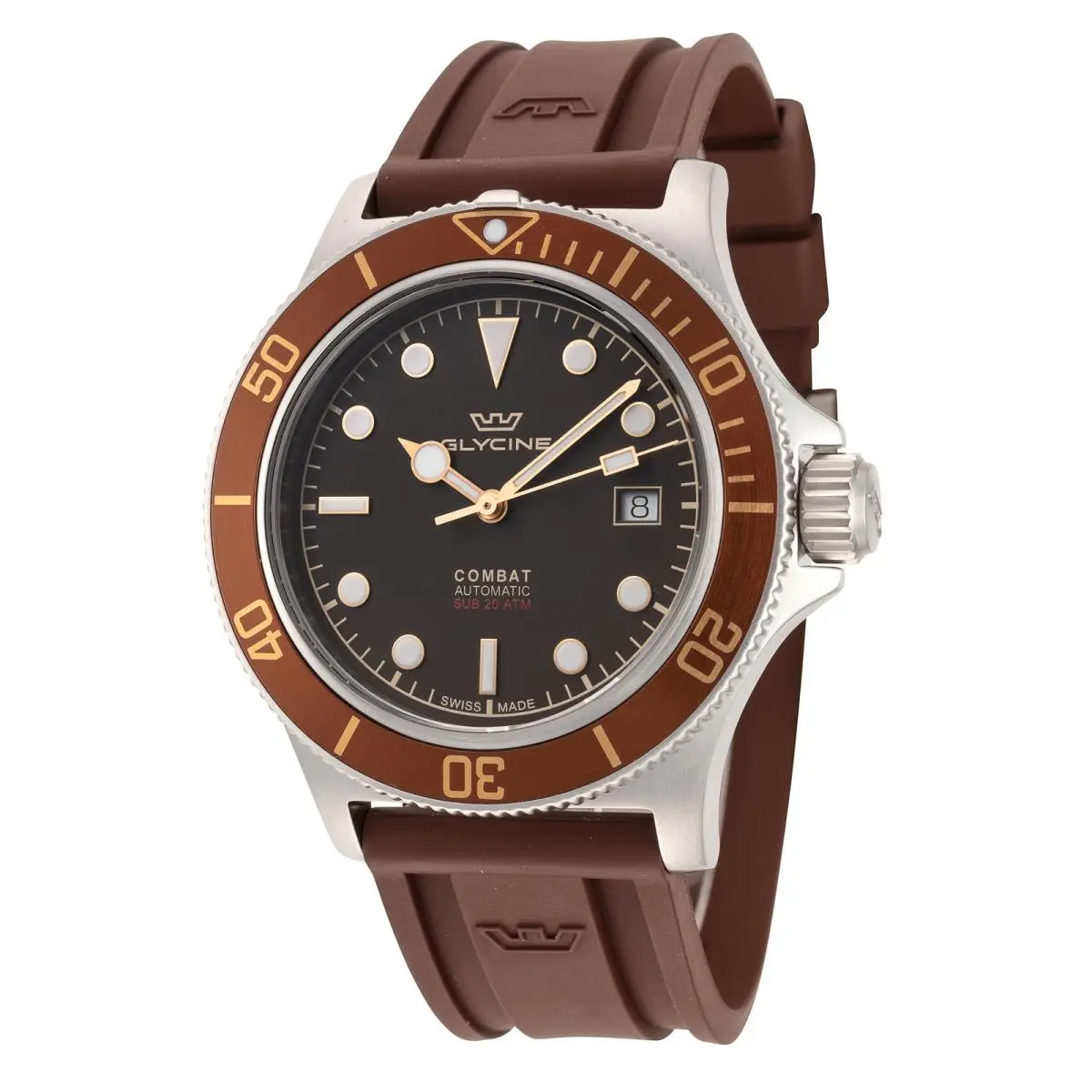 Glycine Men`s Combat Sub Sport 42mm Automatic Watch GL0328