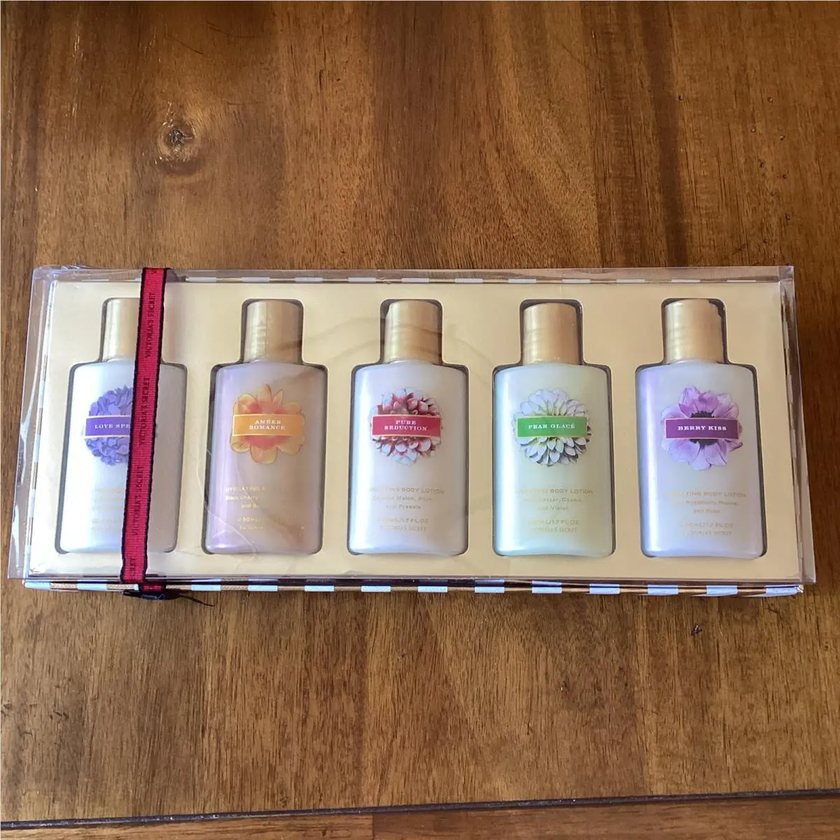 Vintage Victoria’s Secret Set of 5 Hydrating Body Lotion 1.7 Oz Gift Box Rare