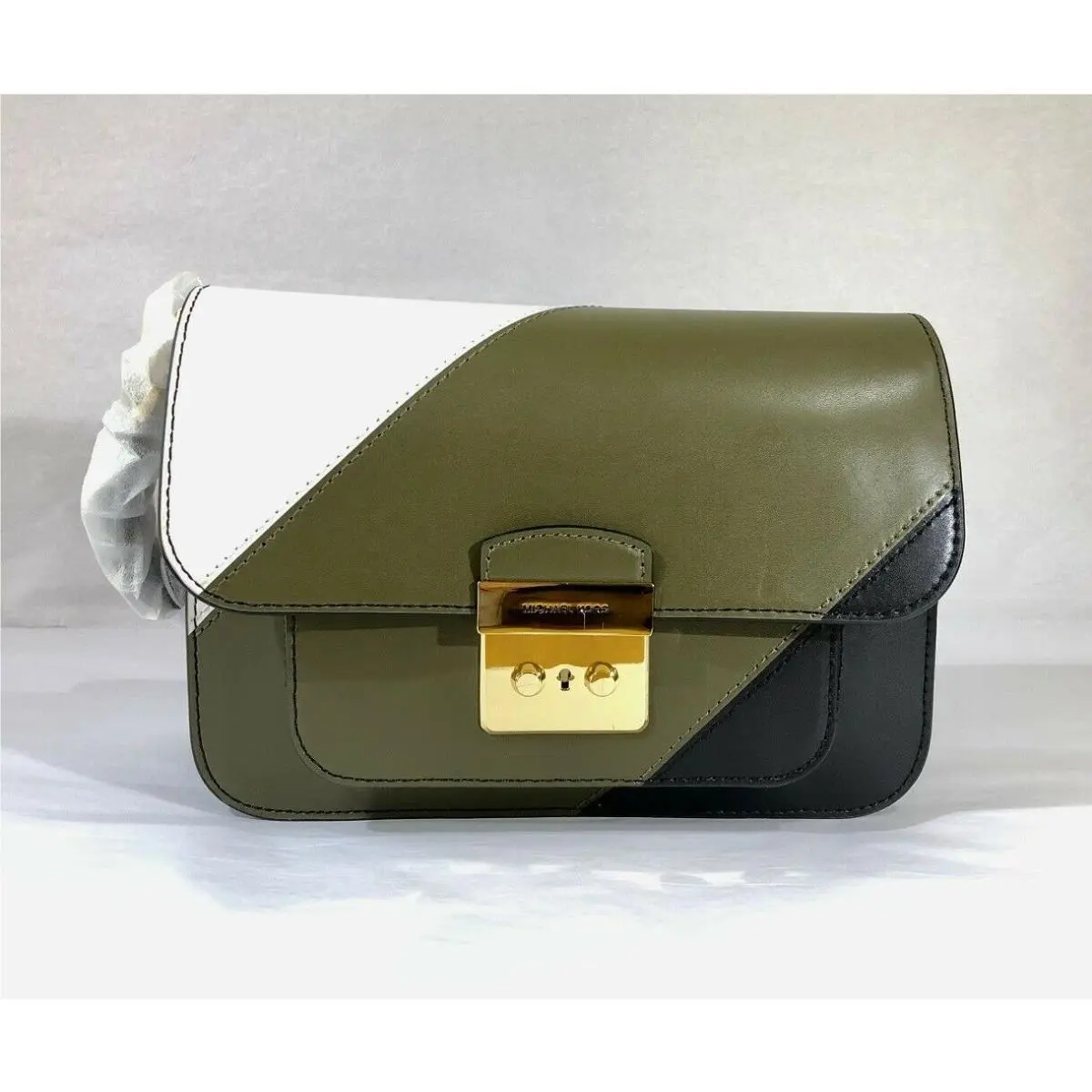 Michael Kors Sloan Editor Tricolor Shoulder Bag