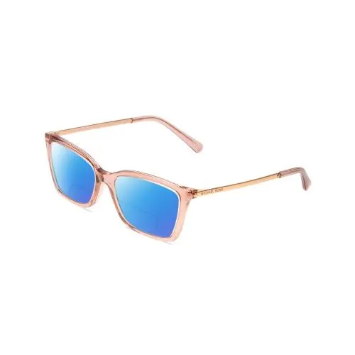 Michael Kors Camila MK4069U Cateye Polarized Bifocal Sunglass Crystal Pink 54 mm