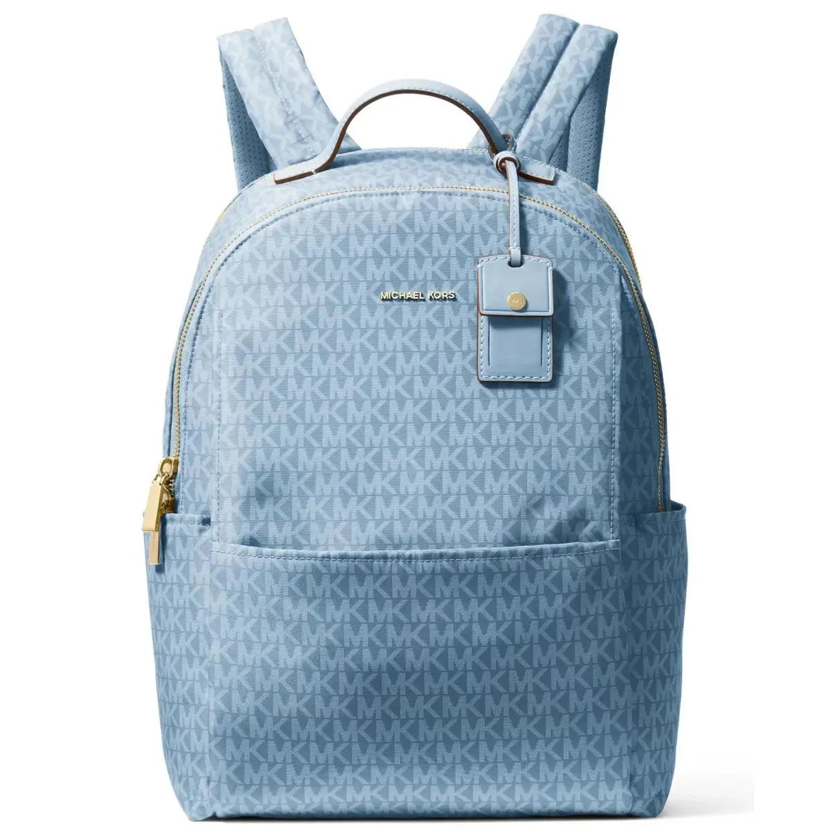 Michael Kors Jet Set Travel Light Blue MK Signature Backpack Women’s Bag