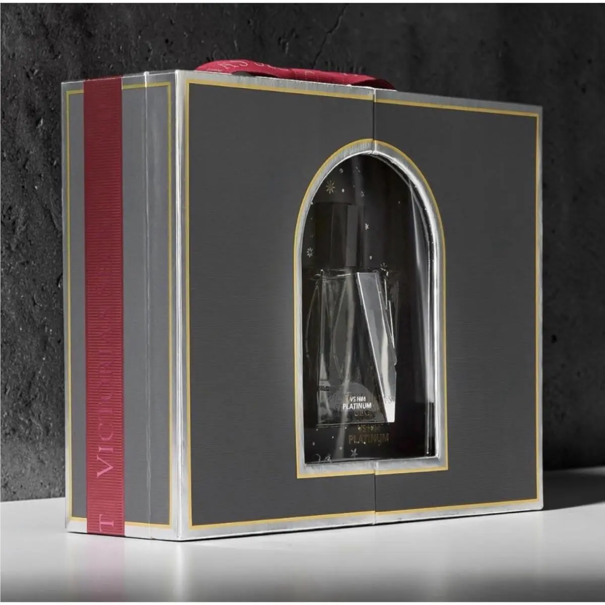 Victoria’s Secret VS Him Platinum Luxe 3 Piece Luxe Fragrance Gift Set: 1.7 oz