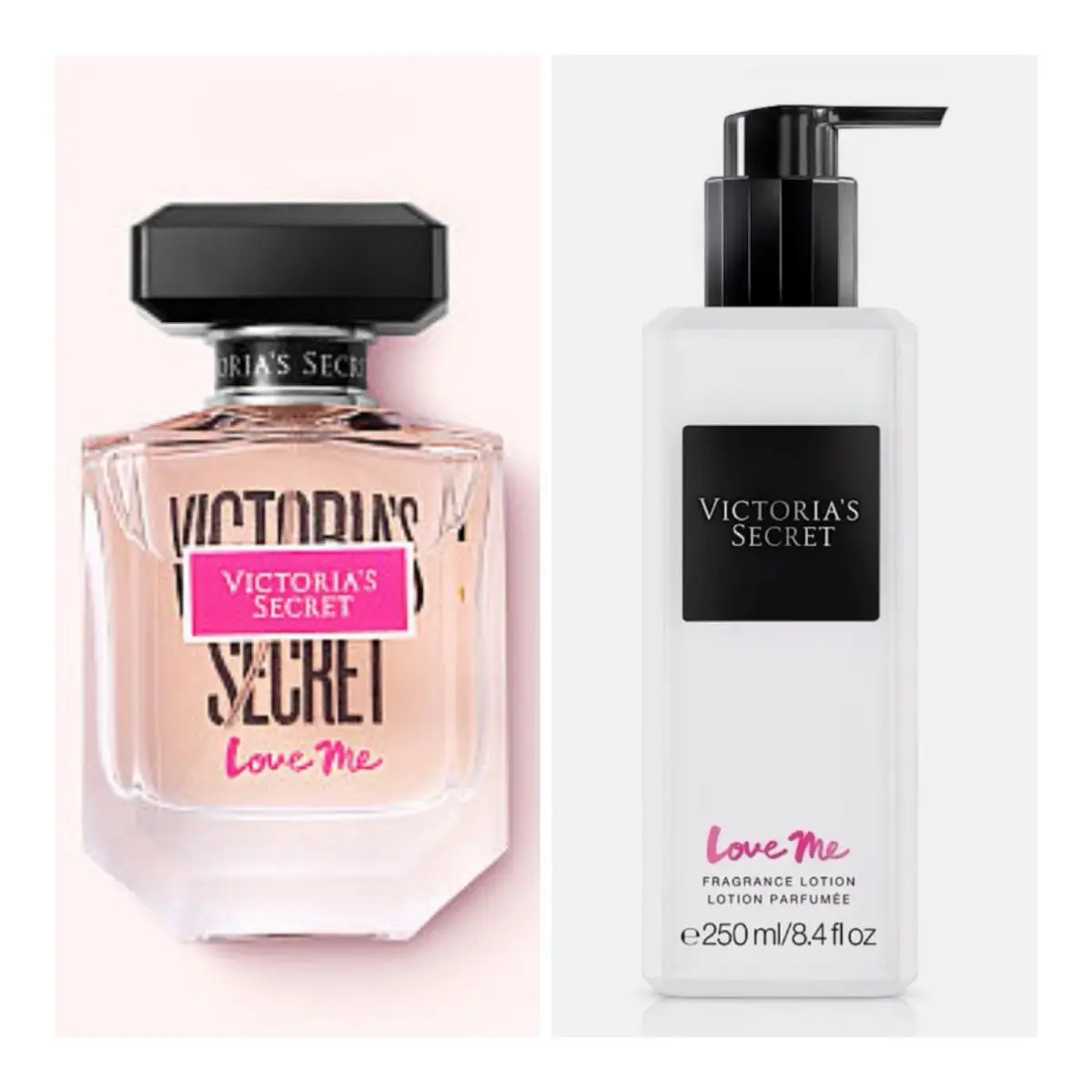 Victoria`s Secret Love ME Eau de Parfum 1.7 Fl.oz. and Fragrance Lotion