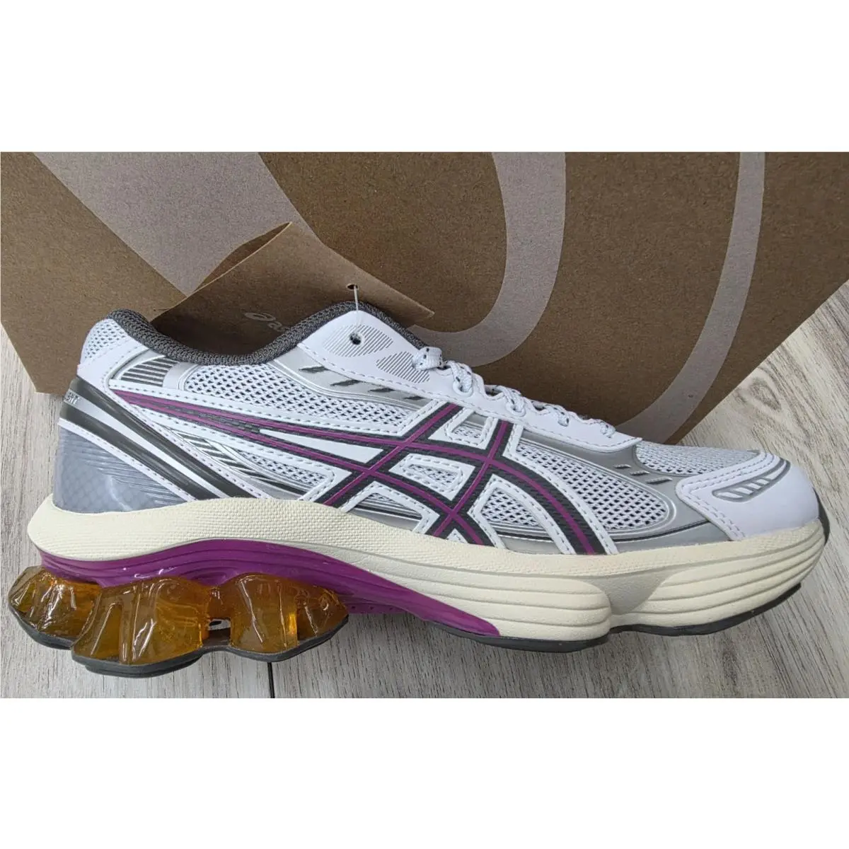 Asics shoes - ASICS GEL Women-KINETIC FLUENT - GEL FLUENT - 1203A591100 - White/Purple 24
