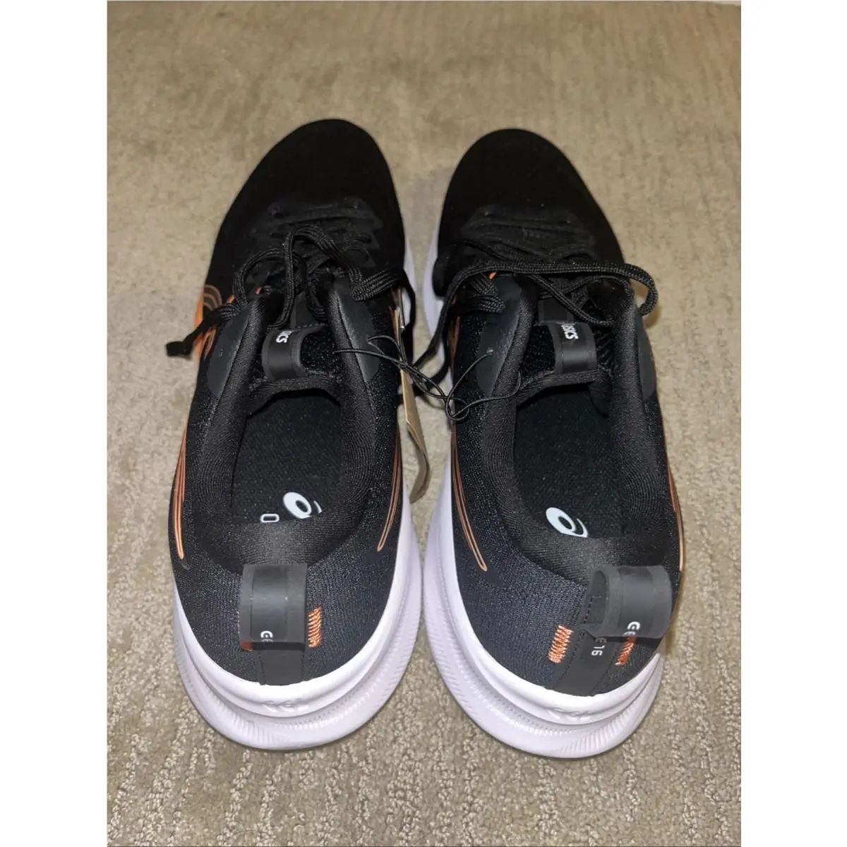 Asics shoes - ASICS GEL-Pulse - 1011B962-001 - Black/Nova Orange 2