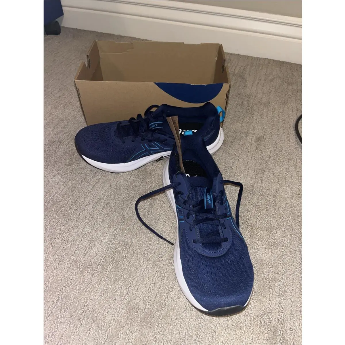 Men’s Size 8.5 Asics Gel Contend 9 Blue Expanse Digital Aqua