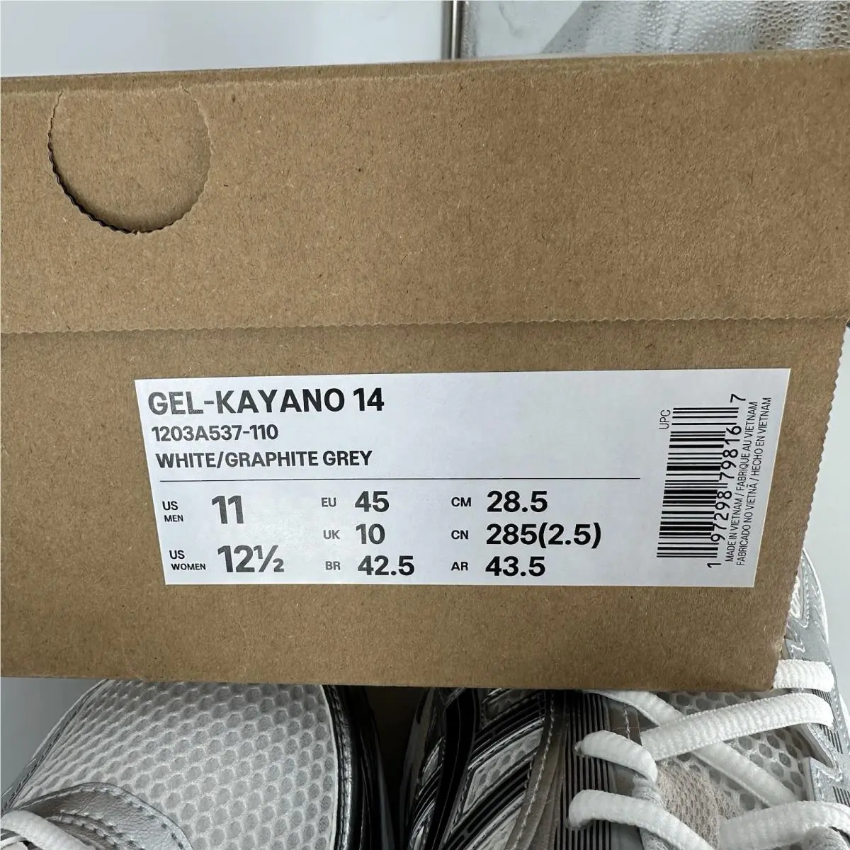 Asics shoes - ASICS Gel Kayano - Gel Kayano - 1203A537-110 - Silver 4