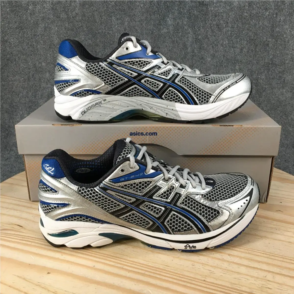Asics GT-2140 Running Shoes Mens 10.5 4e Athletic Sneaker Lace Up Multicolor