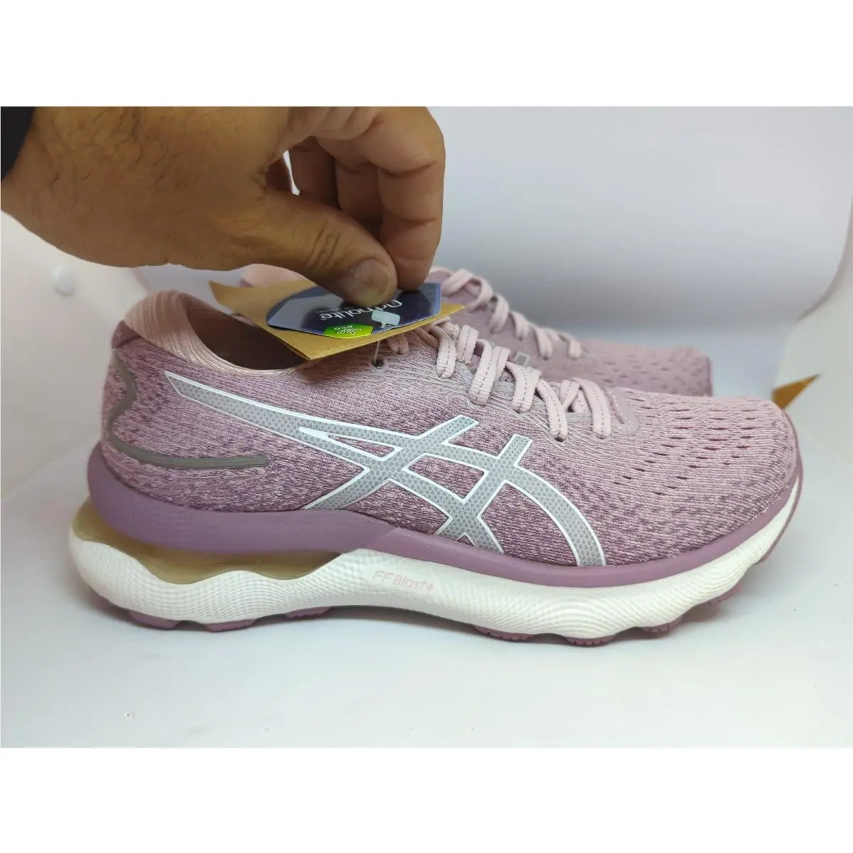 Asics shoes - ASICS GEL-Nimbus - 1012B201-700 - Barely Rose/White (UPC: 196074075041) 2