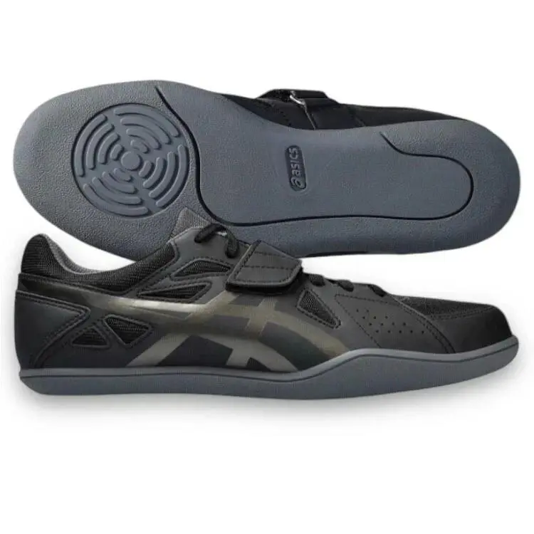 Asics Hyper Throw 3 Men`s Black Gunmetal Throwing Shoes G507Y-003 Sz 11.5