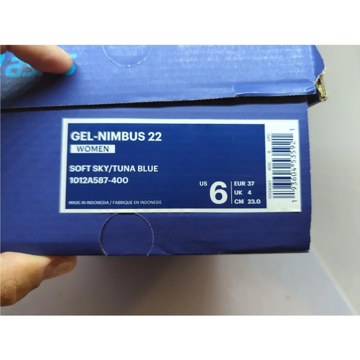 Asics shoes - ASICS Gel Nimbus - Gel Nimbus - 1012A587-400 - Blue (UPC: 193604535921) 9