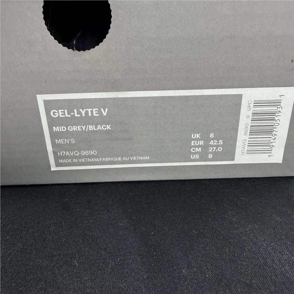 Asics shoes - ASICS Tiger Gel-Lyte V - Tiger - H7AVQ-9690 - Black, White 9
