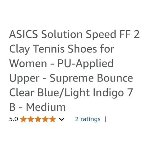 Asics shoes - ASICS Solution Speed FF - Solution Speed - 1042A134-403 - Clear Blue/Light Indigo 6