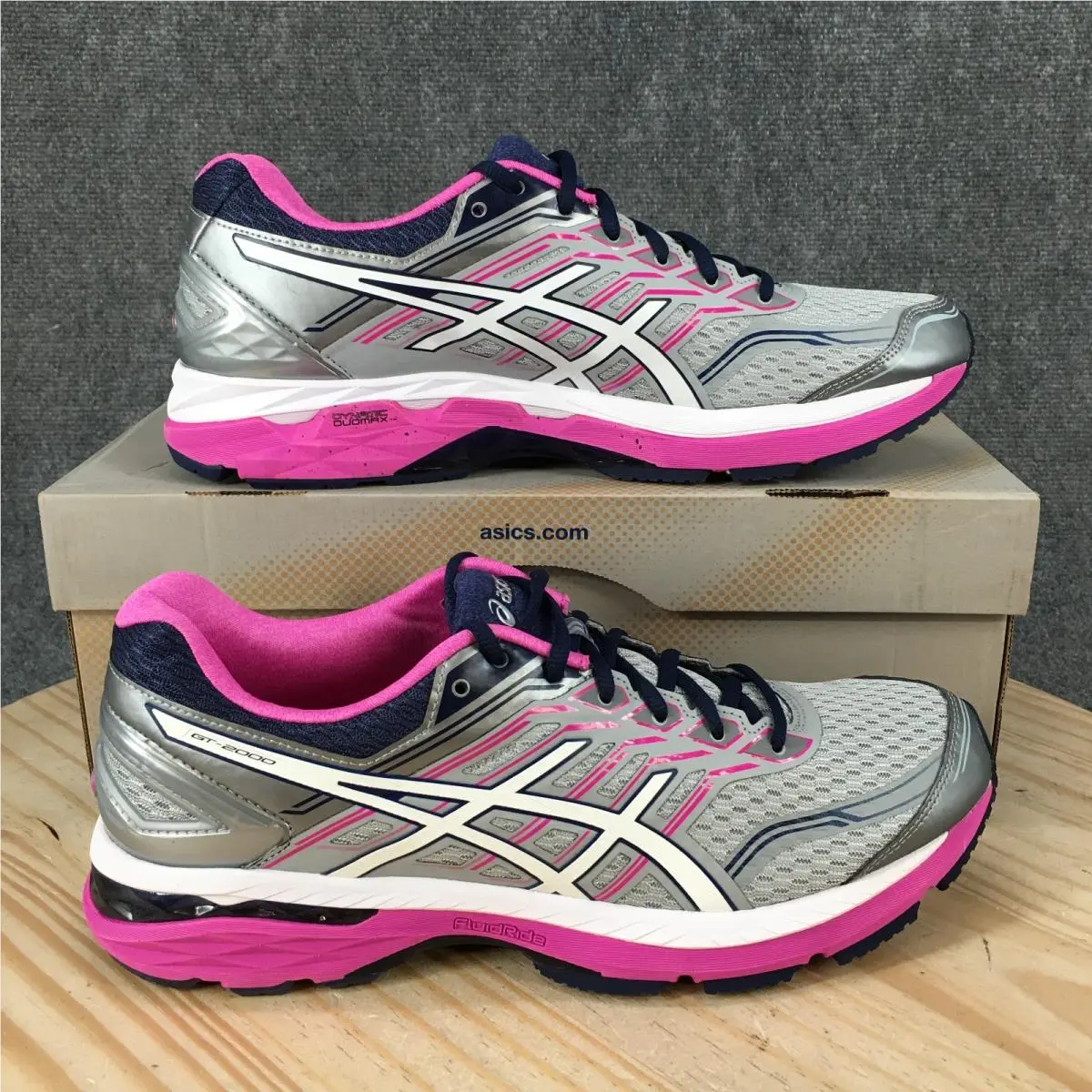 Asics GT-2000 5 Shoes Womens 13 AA Running Sneakers T760N Gray Multicolor
