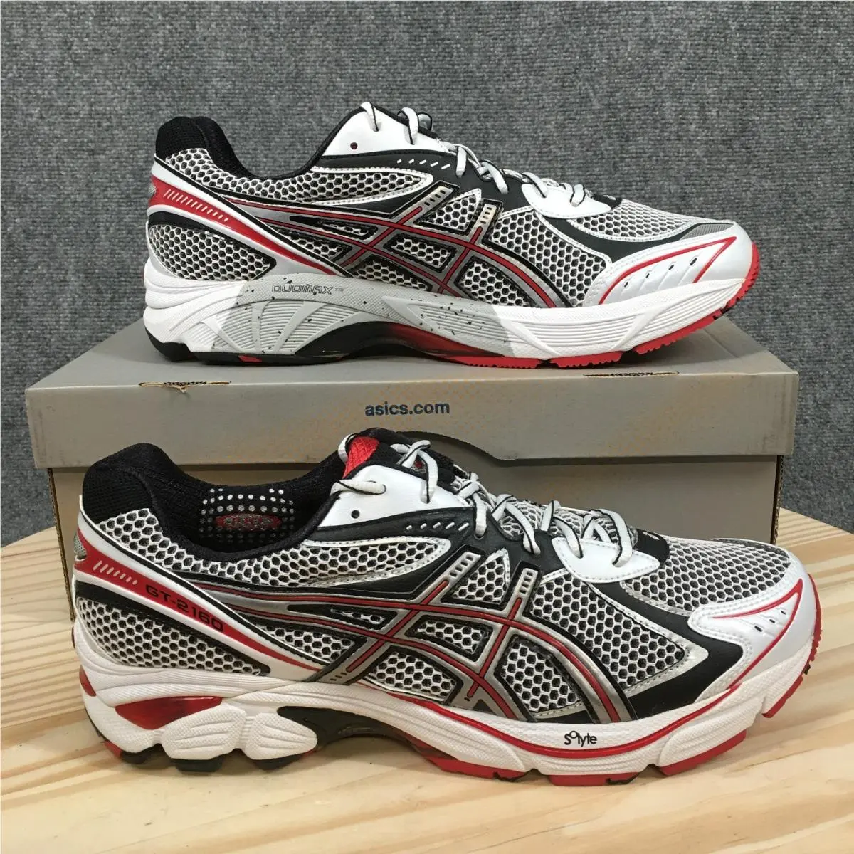 Asics GT-2160 Running Shoes Mens 12.5 Athletic Sneakers Lace Up Multicolor