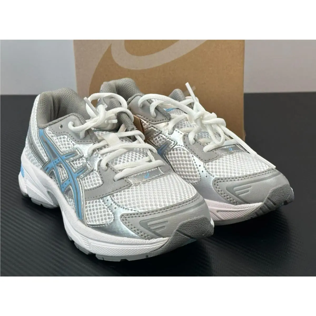 Asics shoes - GEL-1130 GS - 1204A169-100 - White/Artic Sky (UPC: 197298617949) 9