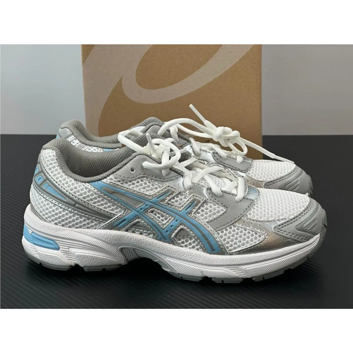 Asics shoes - GEL-1130 GS - 1204A169-100 - White/Artic Sky (UPC: 197298617949) 10