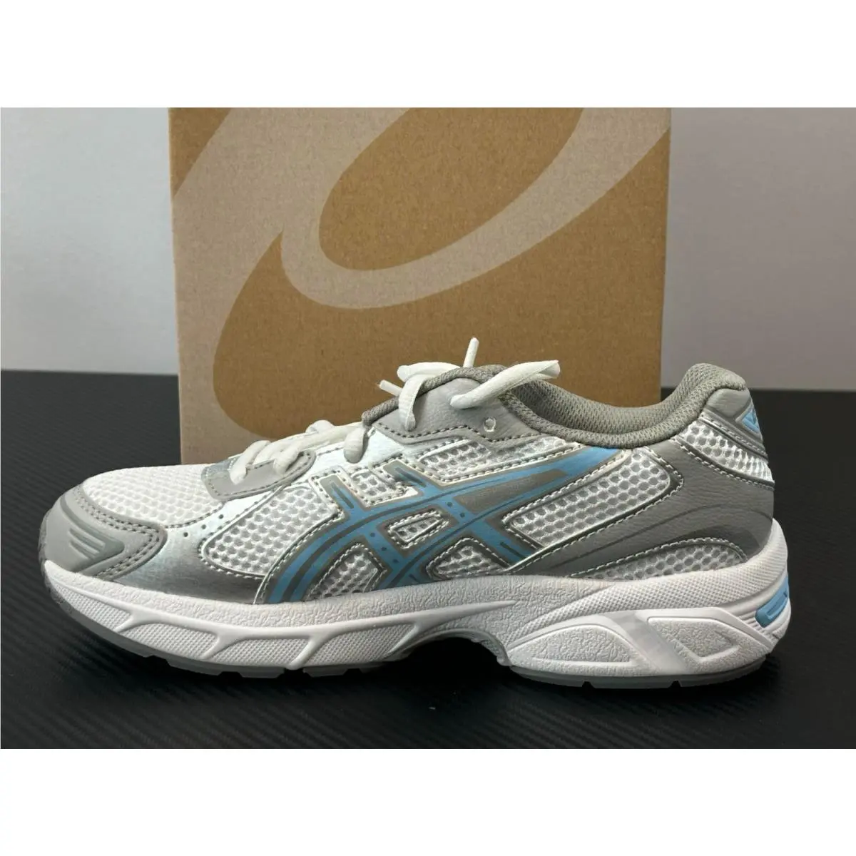 Asics shoes - GEL-1130 GS - 1204A169-100 - White/Artic Sky (UPC: 197298617949) 6