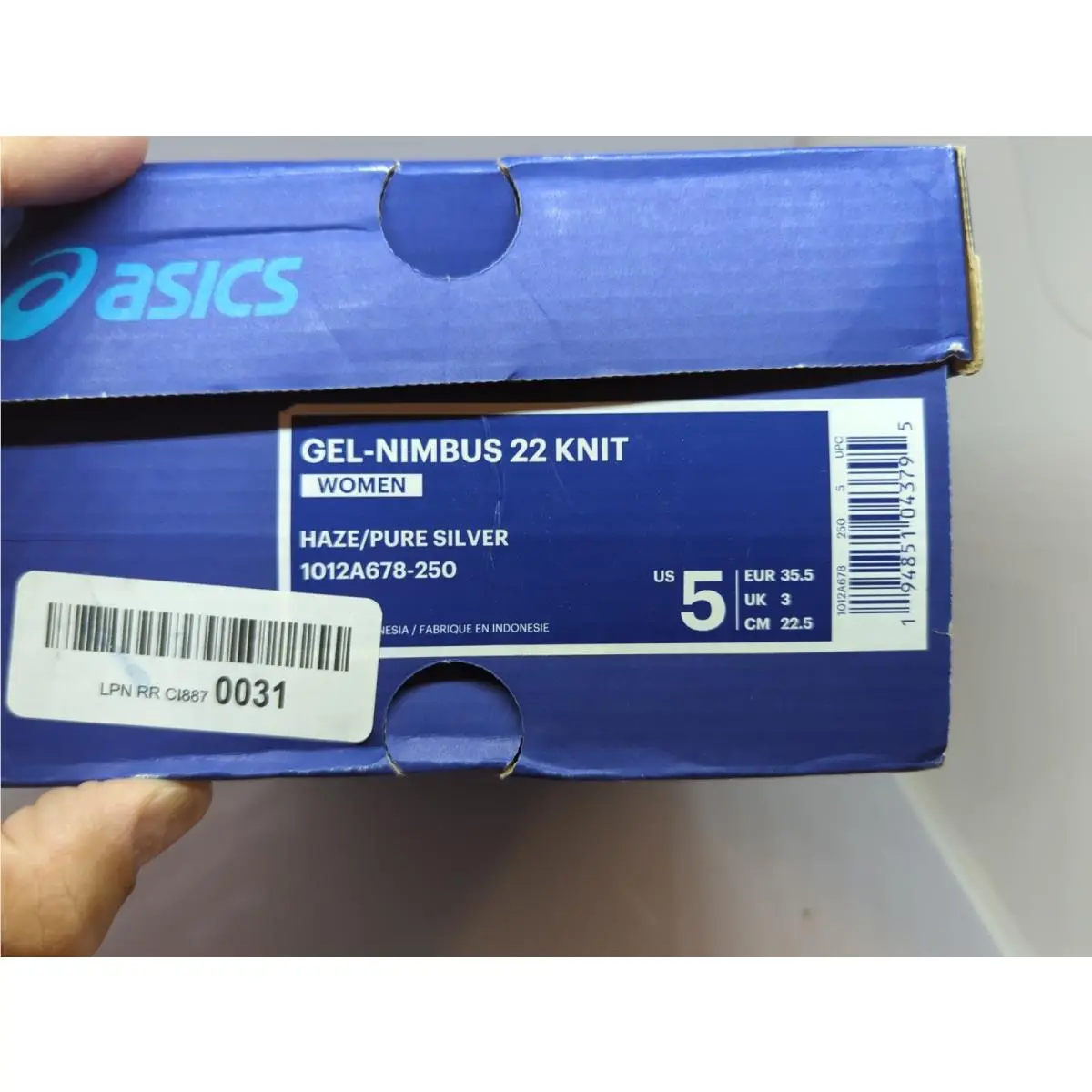Asics shoes - ASICS GEL-Nimbus 22 - 1012A678-250 - Multicoloured (UPC: 194851043795) 10