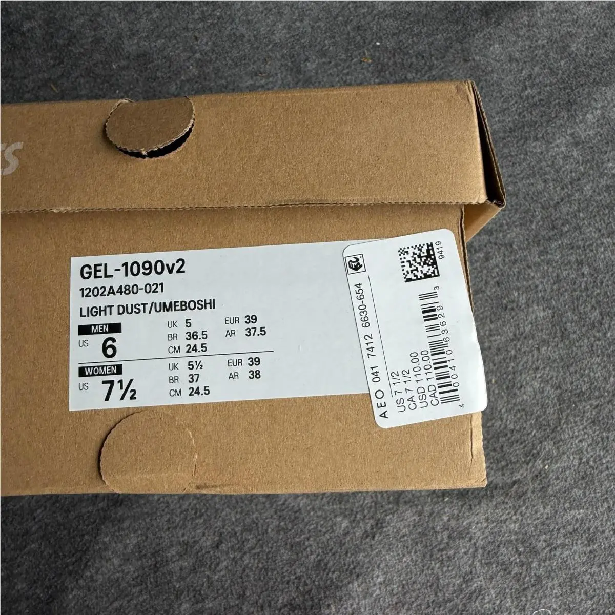 Asics shoes - ASICS GEL-1090v2 - Beige 5