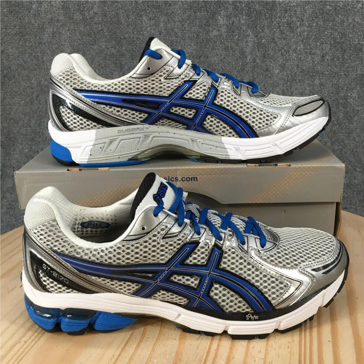 Asics GT-2170 Shoes Mens 11 2E Athletic Sneakers Lace Up Low Top Multicolor