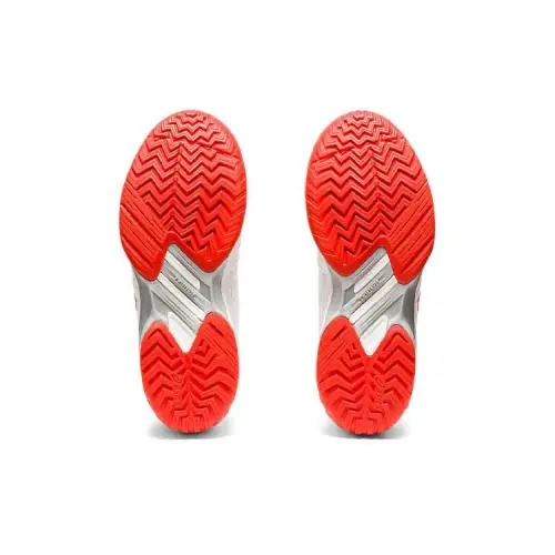 Asics shoes - ASICS Solution Speed FF - Solution Speed - 1042A002-104 - White/Fiery Red 5