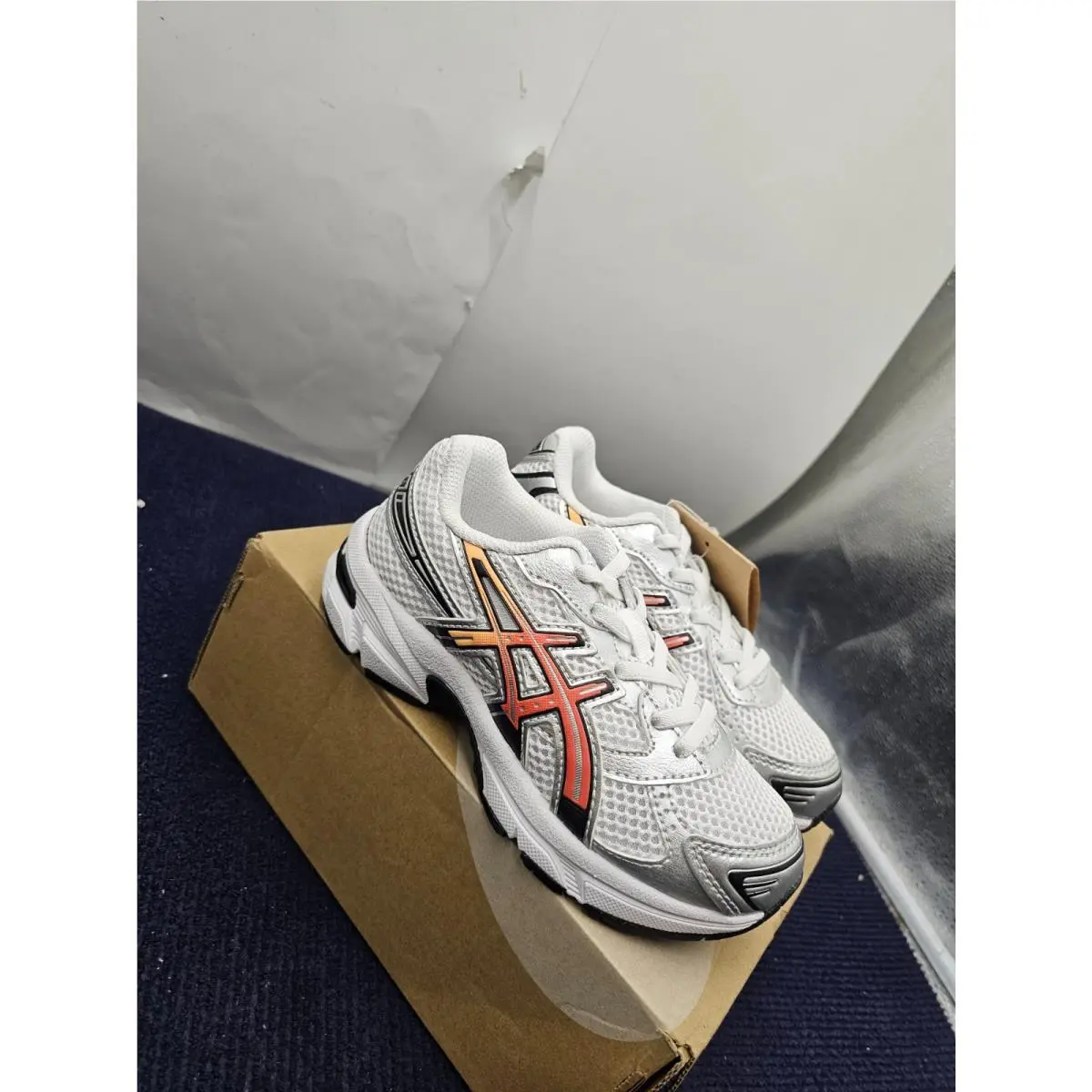 Asics shoes - GEL-1130 PS - 1204A170-104 - White/Red Snapper (UPC: 199023023056) 1