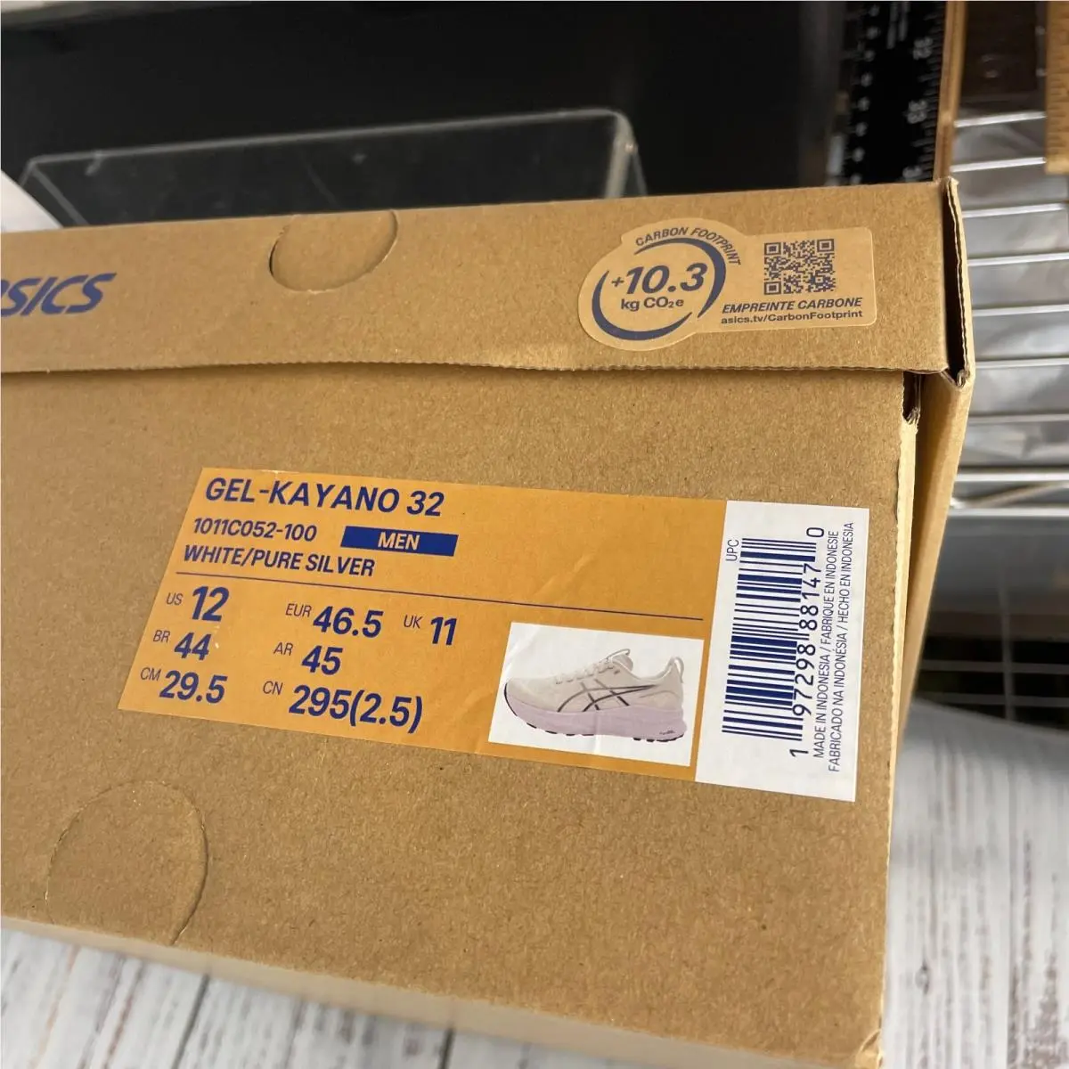 Asics shoes - ASICS GEL-Kayano - White (UPC: 197298881470) 9