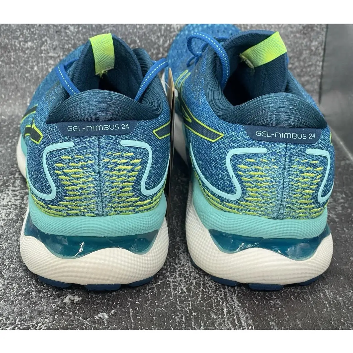 Asics shoes - ASICS Gel-Nimbus 24 - 1011B359-400 - Lake Drive/Hazard Green 3