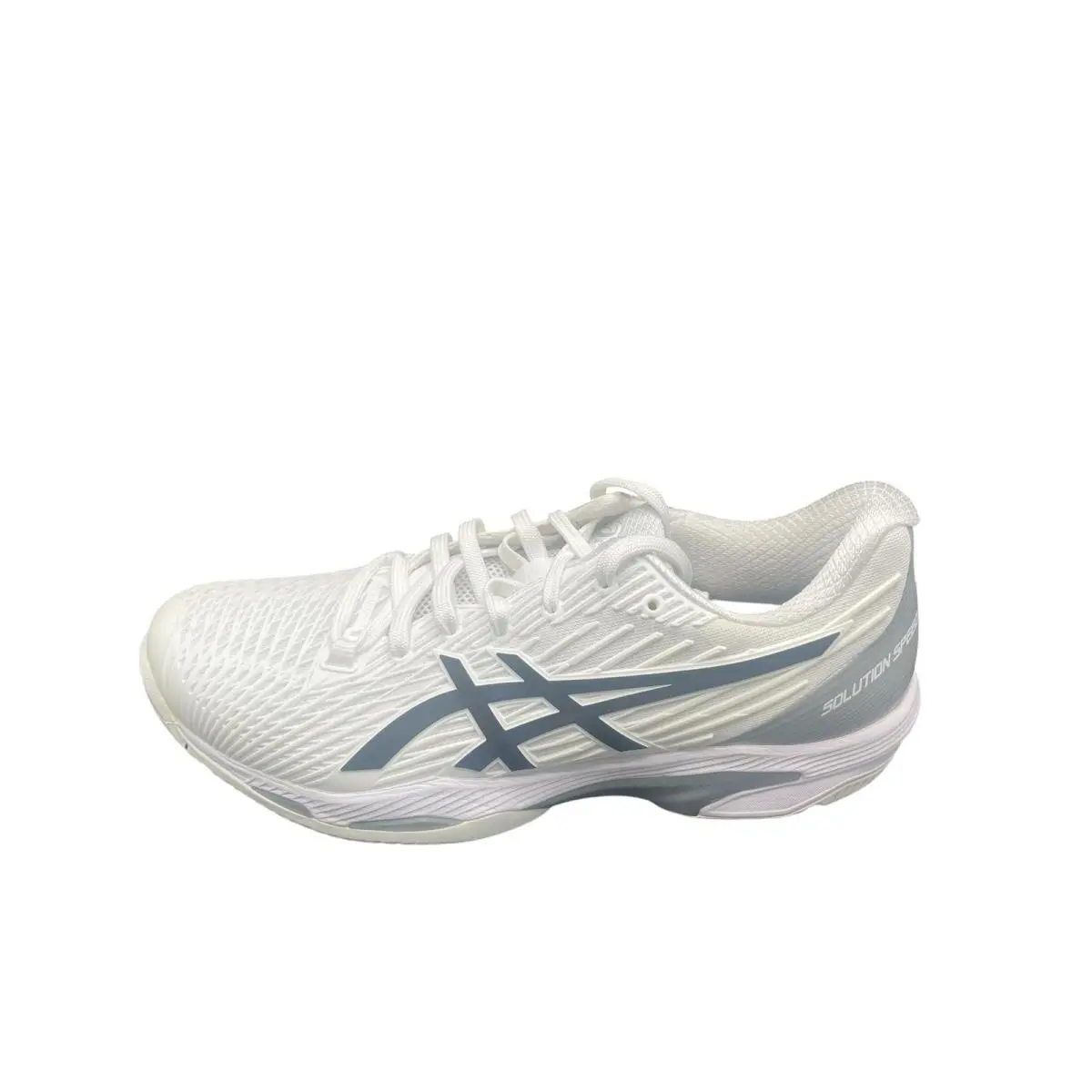 Asics Women Running Sneaker 1042A136 Solution Speed FF 2 White Black Size 9.5 M
