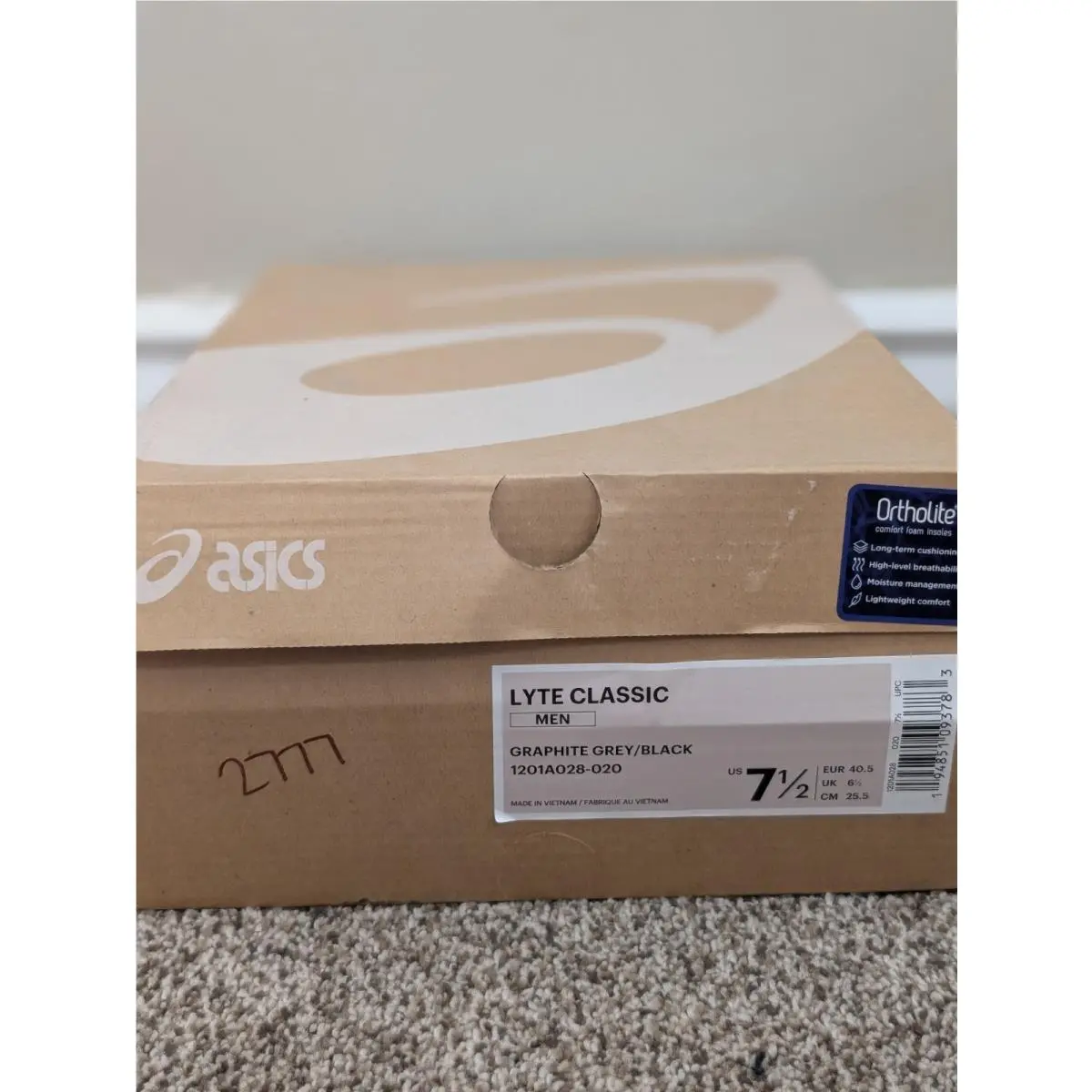 Asics shoes - ASICS Lyte Classic - Lyte Classic - 1201A028-020 - Black 8