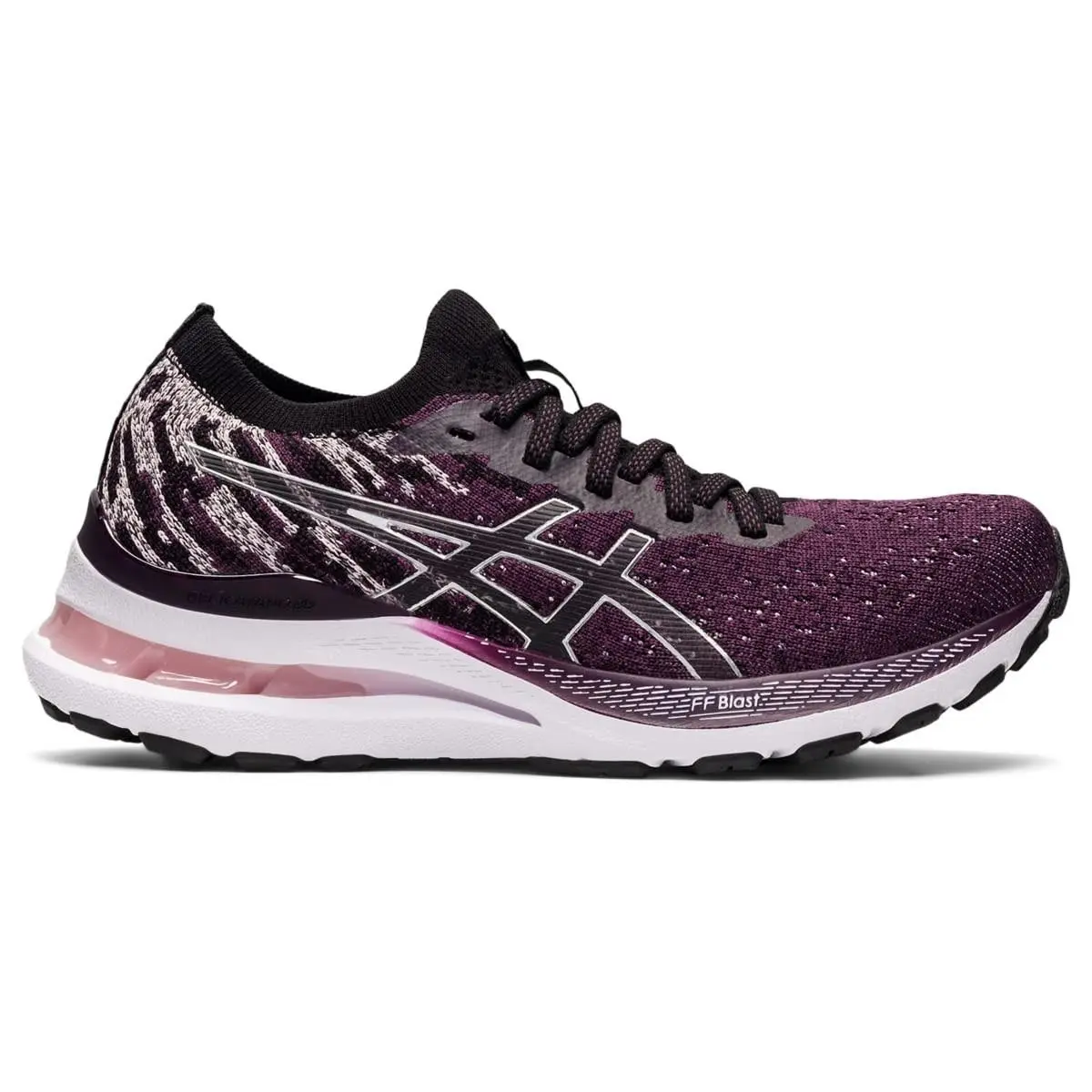 Asics Women`s Gel-kayano 28 Knit Running Shoe 10.5 US Deep Plum/black 160