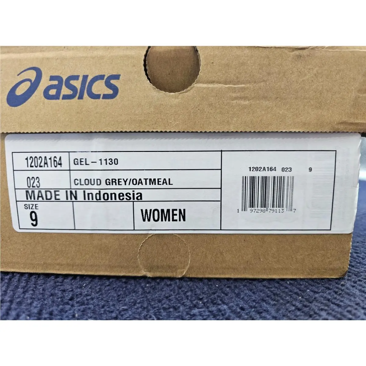 Asics shoes - Cloud Grey/Oatmeal (UPC: 197298791137) 1
