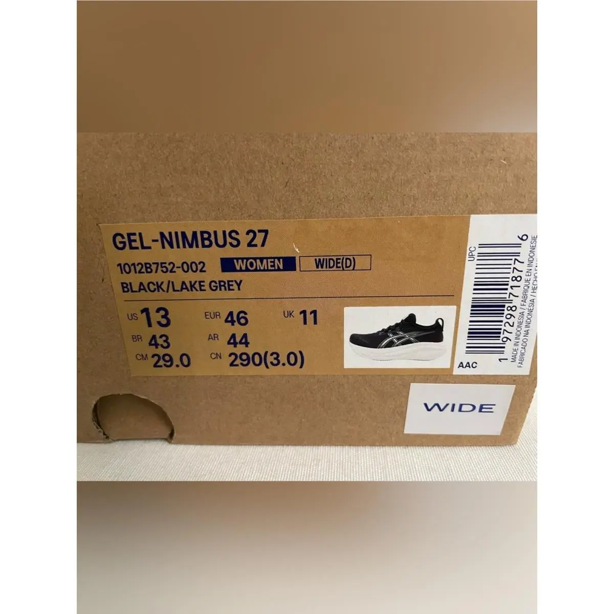 Asics shoes - Black 10