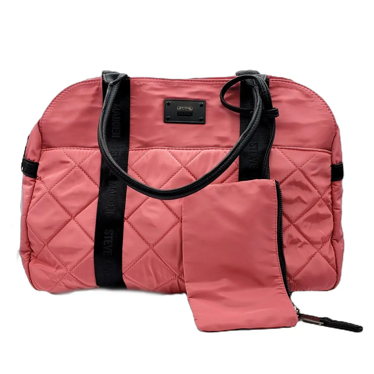 Steve Madden Pink Baustin Weekender Bag