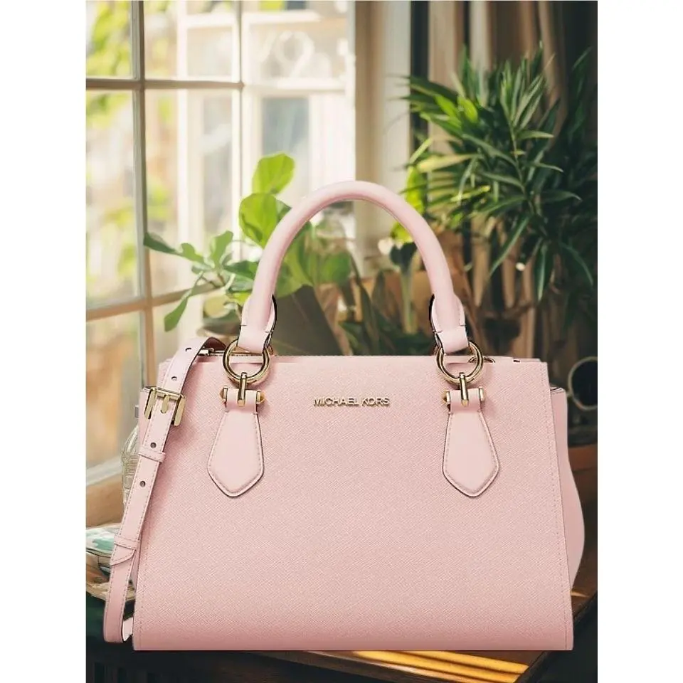 Michael Kors Marilyn Small Satchel Shoulder Crossbody Bag Pink
