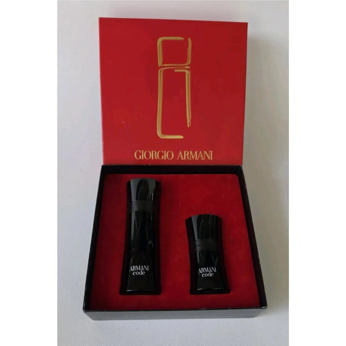 Armani Code by Giorgio Armani 2-Piece Gift Set 1.0 2.5 FL OZ Edt Sprays