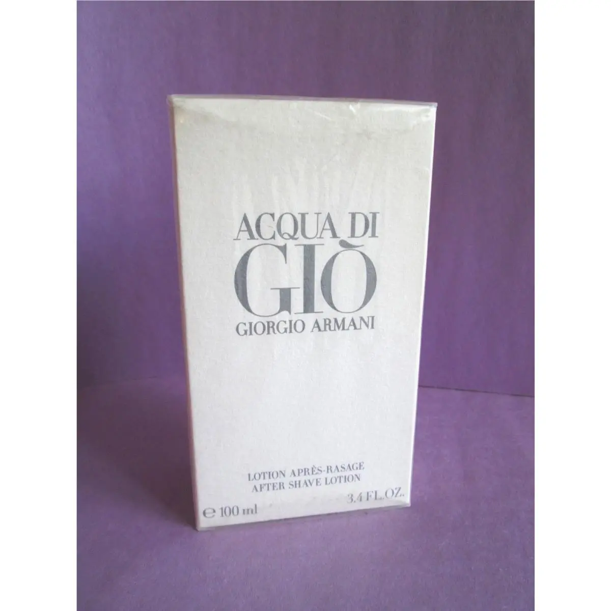 Acqua di Gio Giorgio 2005 Vintage After Shave Lotion 3.4oz 100ml Batch UB292