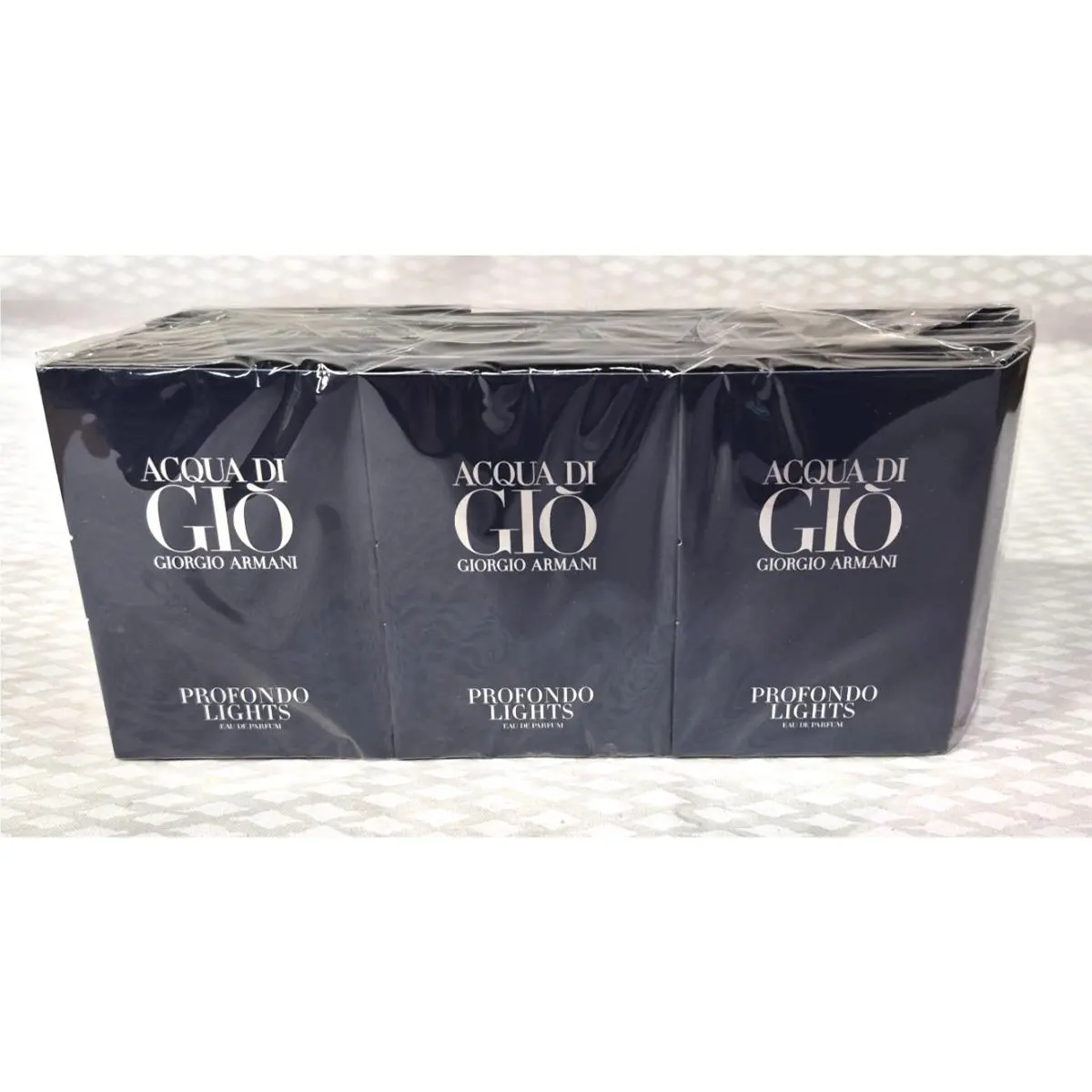 LOT/12 Giorgio Armani Acqua DI Gio Profondo Lights Men`s Cologne Sample Sprays