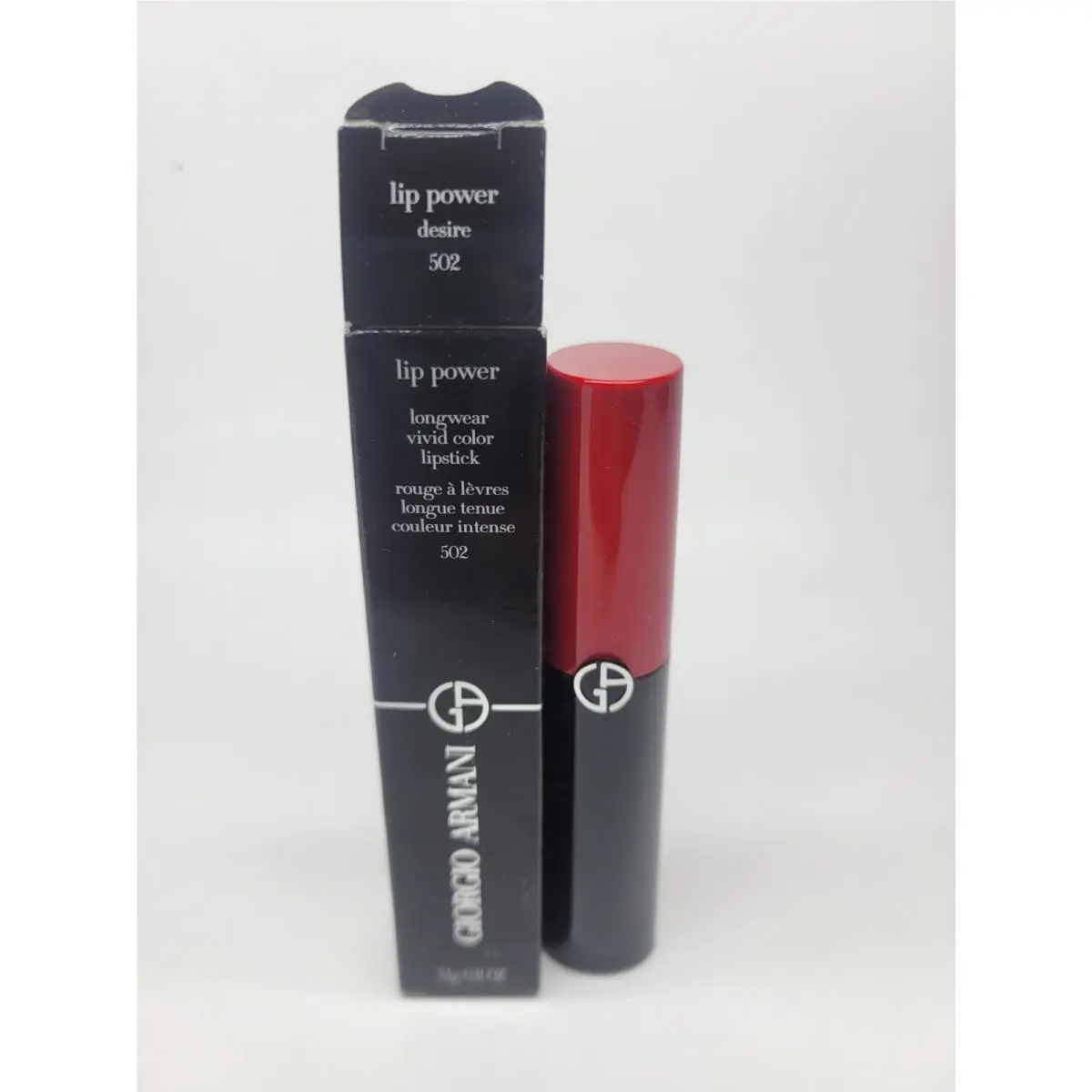 Giorgio Armani Lip Power Longwear Vivid Color Lipstick 502 Desire