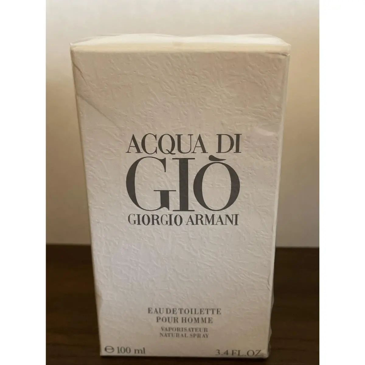 Aqua Di Gio By Giorgio Armani Men`s Cologne Edt Spray 3.4 oz