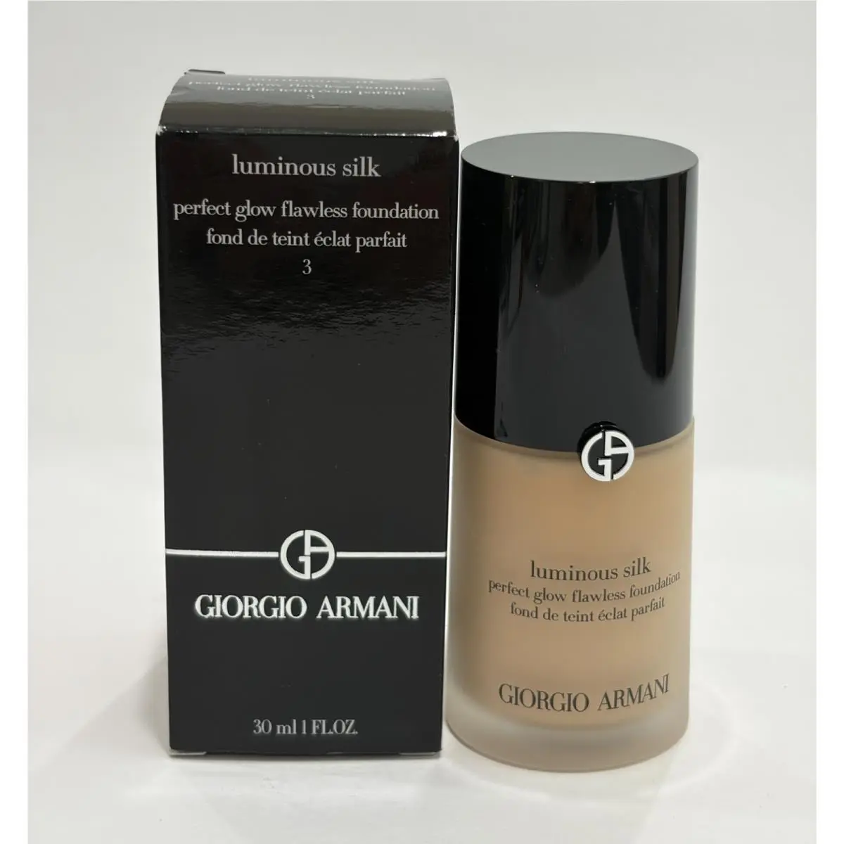 Giorgio Armani Luminous Silk Perfect Glow Flawless Foundation - 3 - 1 fl oz